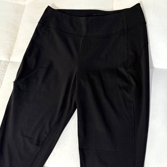Duluth Trading Co Black Workwear Pull-On Pants Cargo Pocket Size M - Picture 3 of 9